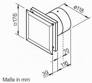 Helios Kleinraumventilator MiniVent M1/120 F