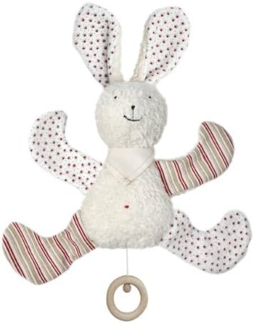 Efie Spieluhr Hase, kontrolliert biologischer Anbau, 100 %E Made in Germany Melodie:Schlaf Kindchen