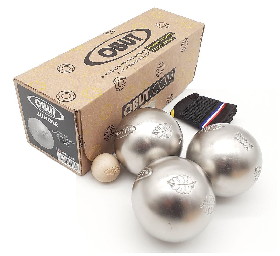 JUNGLE Obut Loisir INOX - Klassische Petanque Boule Kugel aus Frankreich