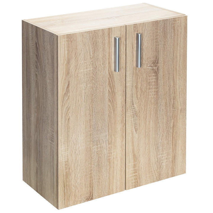 Casaria® Kommode mit 2 Türen 77x60x30cm Holz Modern höhenverstellbarer Einlegeboden Schlafzimmer Bür