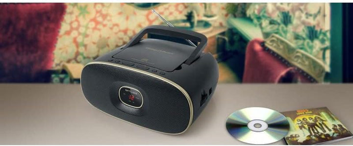 Muse MD-202 VT - Mobilradio mit CD-Player & LED-Display Schwarz, Schwarz