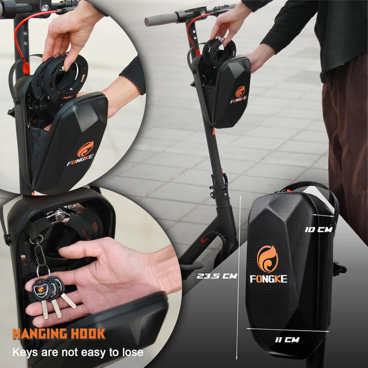 E Scooter Schloss, Schloss für E Scooter mit Wasserdichte Tasche, Fahrrad Schloss Diebstahlsicher, H