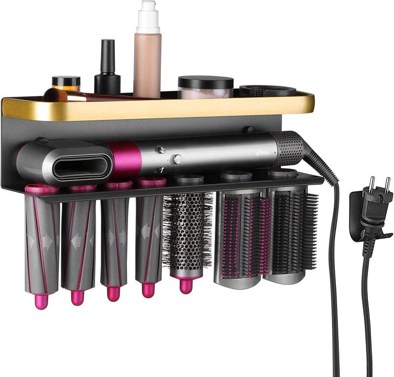 AXNSATRE Halterung für Dyson Airwrap, Wandhalterung mit Schrauben und Kleber für Dyson Airwrap, Halt