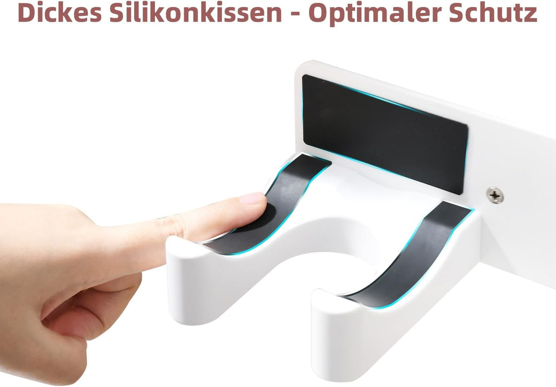 Föhnhalterung Wand Ohne Bohren, Fönhalter für Haartrockner, Edelstahl Haartrocknerhalter zum Kleben,