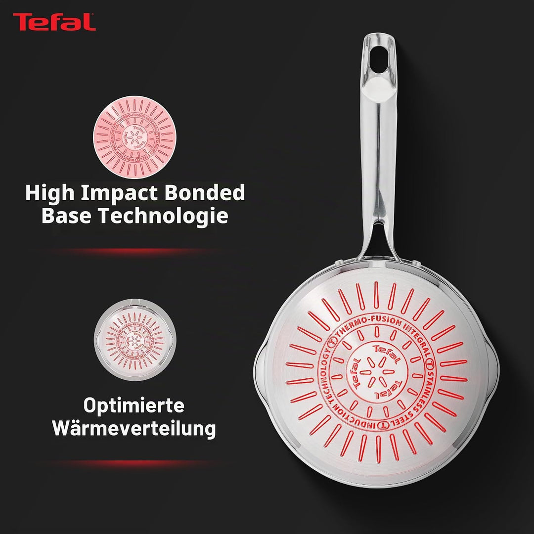 TEFAL DUETTO+ G7192355 Saucepan Round Edelstahl