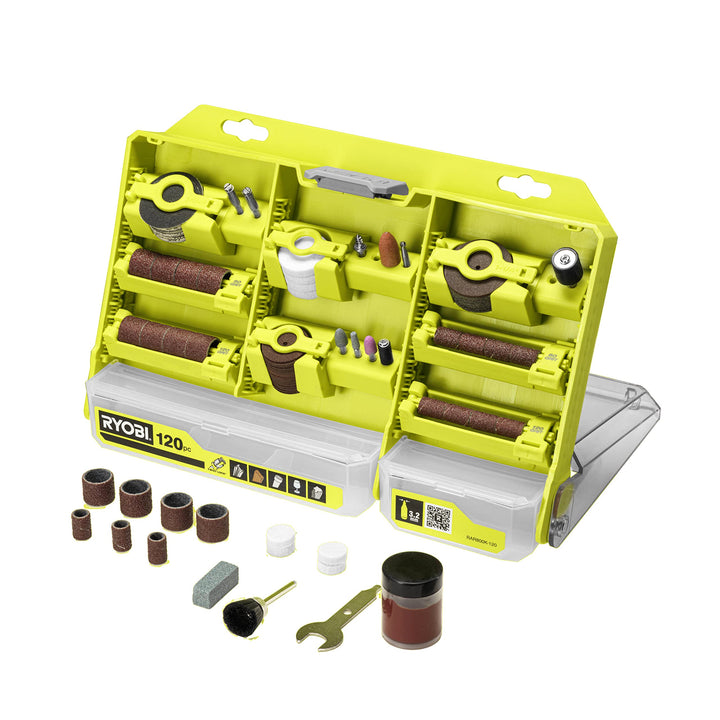 RYOBI Mehrzweck-Set, 120 tlg. RAR800K-120 Koffer 120 pcs, Koffer 120 pcs