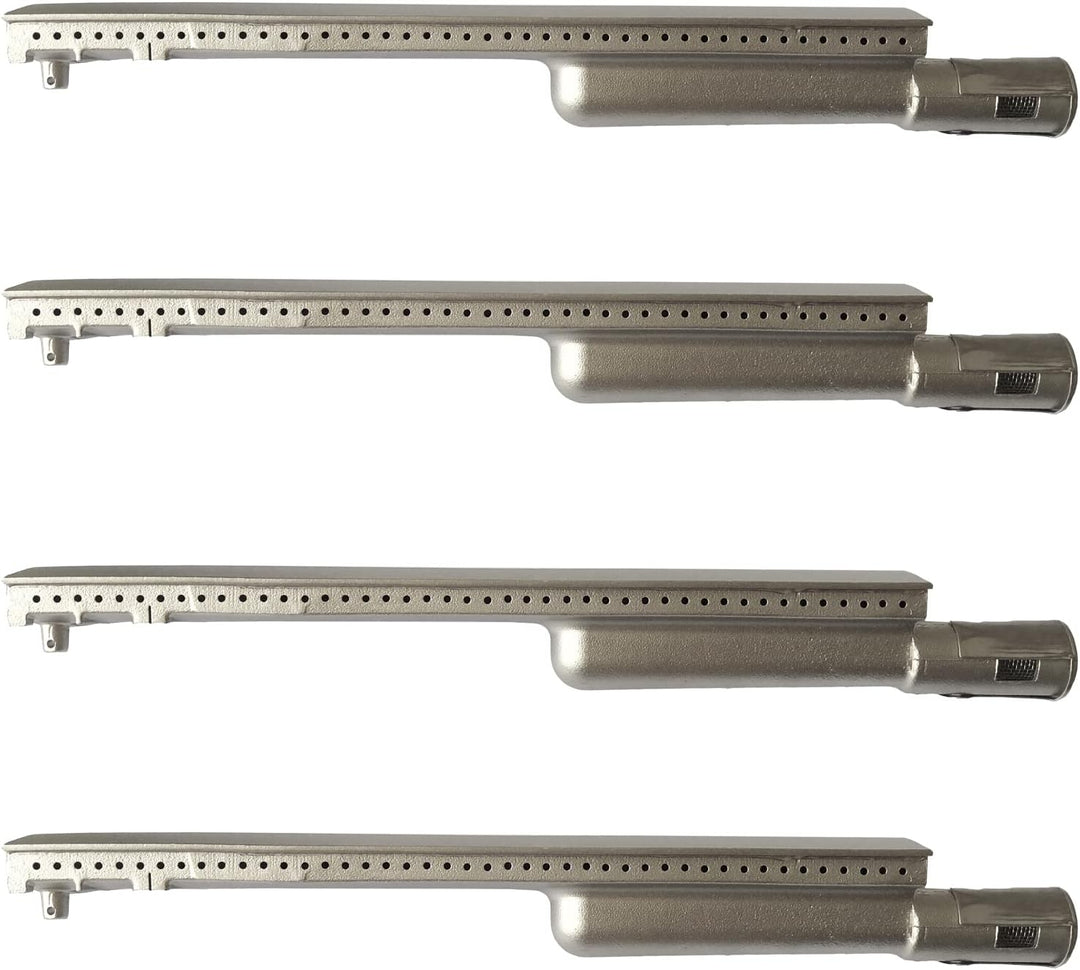 Heavy Duty Cast Stainless Steel BBQ Grill Burner 4 Pack for Bull, Replacement Parts for Cal Flame Bl