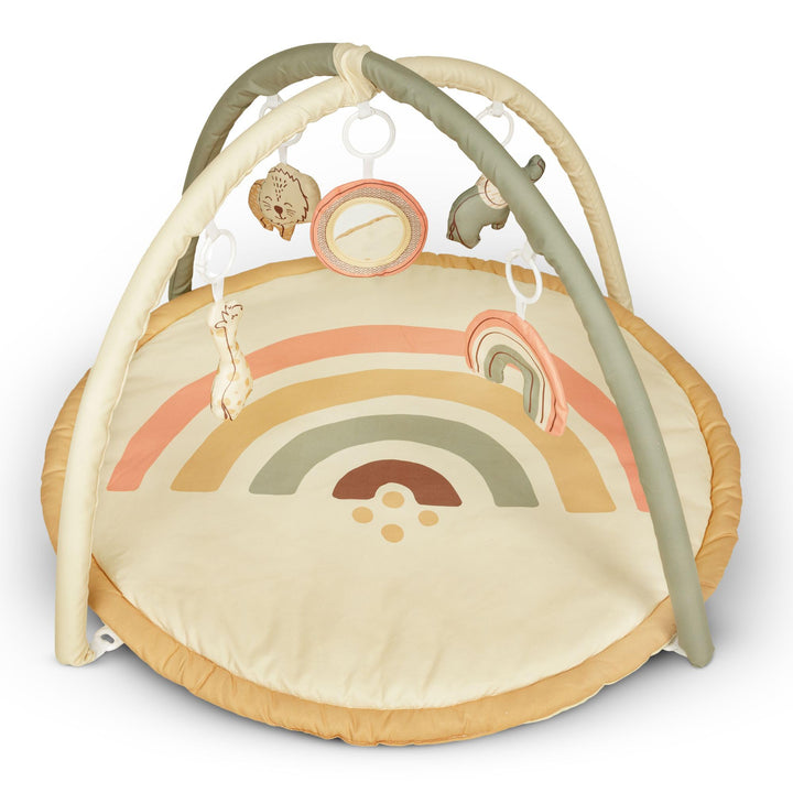 Hakuna Matte Baby Spielbogen - Extra Dicke und Weiche Krabbeldecke für Baby mit Entdeckungsspiegel u