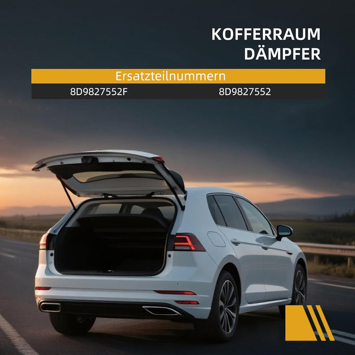 2 x Gasfeder Dämpfer Heckklappe Passend für Audi A3 8L1 Schrägheck 1996-2003, für A4 Avant 8D5 B5 Ko