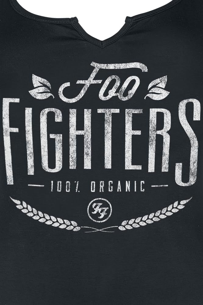 Foo Fighters Organic Venus Frauen Top schwarz Band-Merch, Bands XL Schwarz, XL Schwarz