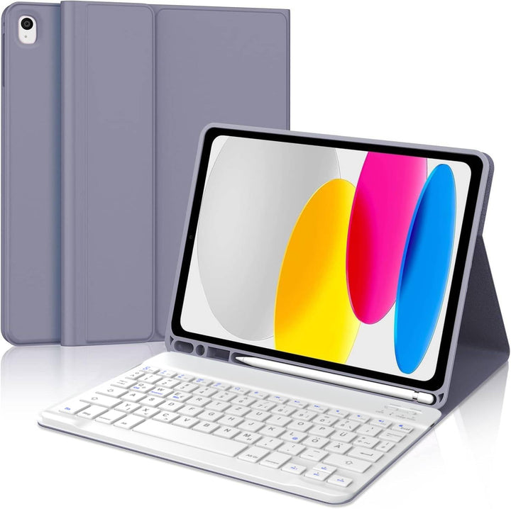 WINCHKING Tastatur Hülle Für iPad A16 11/10 Generation 2025/2022 (11/10.9 Zoll), Hülle Mit Tastatur