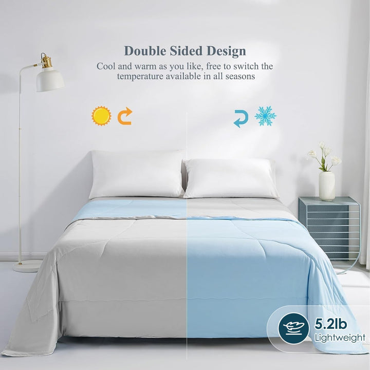 Elegear Kühldecke für King-Size-Betten – Japanisches Arc-Chill 3.0 Cool-Tech-Gewebe, absorbiert Körp