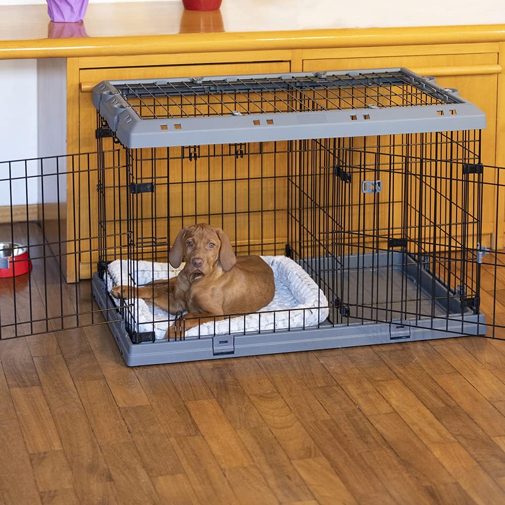 Ferplast Gabbia Cane in Metallo Gabbia Pieghevole per Cani Medi SUPERIOR 90 Recinto in metallo, con