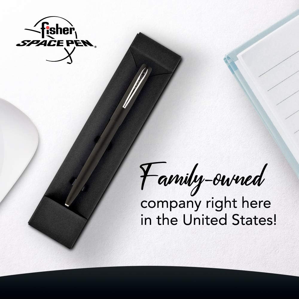 All Metal Black Matte Pen Chrome Clip
