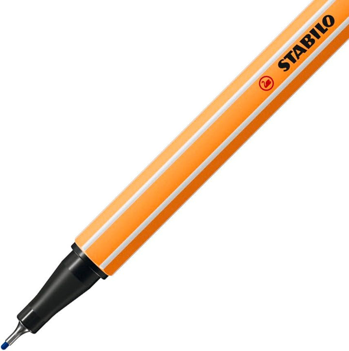 STABILO Fineliner point 88 ColorParade - 20er Tischset in rot/orange - mit 20 verschiedenen Farben,