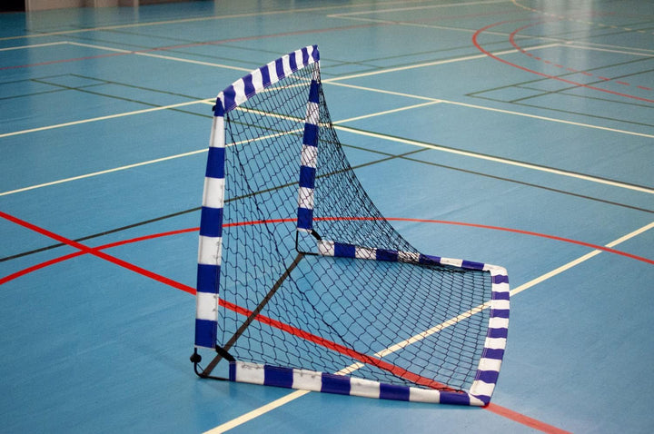 Mini POP-UP Handballtore 1,8x1,2m (Paar) - Pop-Up Handball- oder Fussballtore POWERSHOT - Ideal für