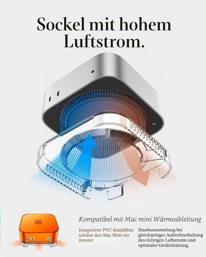 Spigen Classic C1 Hülle mit eingebautem Luftfilter Ständer Entwickelt für Mac mini M4 / M4 Pro Chip