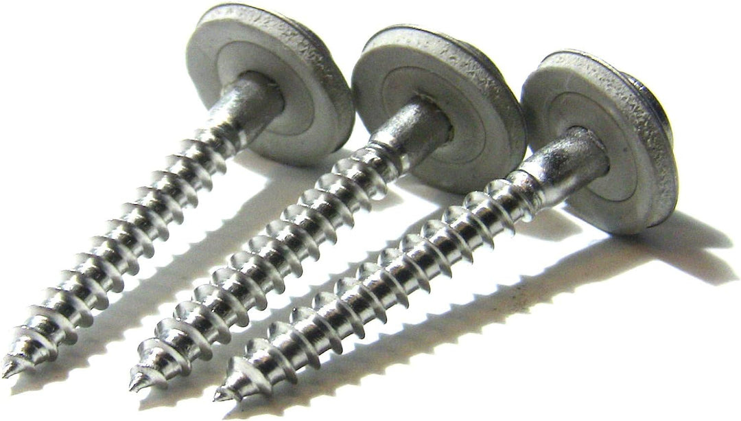 100 Stk. Spenlgerschrauben Edelstahl V2A mit EPDM Dichtscheibe Teilgewinde Torx 4,5x20->4,5x80 (4,5