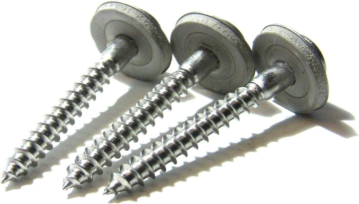 100 Stk. Spenlgerschrauben Edelstahl V2A mit EPDM Dichtscheibe Teilgewinde Torx 4,5x20->4,5x80 (4,5