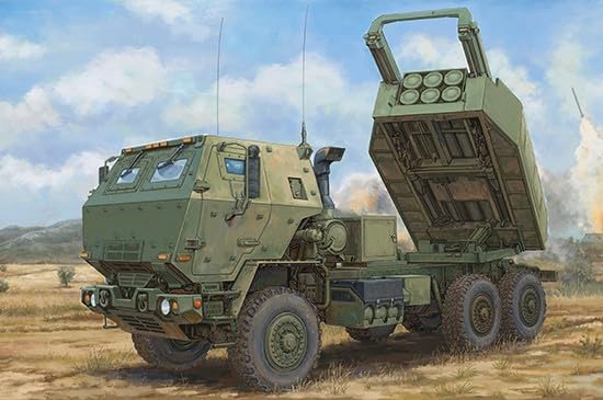 Trumpeter 001041 1/35 M142 Raketenwerfer HIMARS Plastikmodellbausatz, Modelleisenbahnzubehör, Hobby,