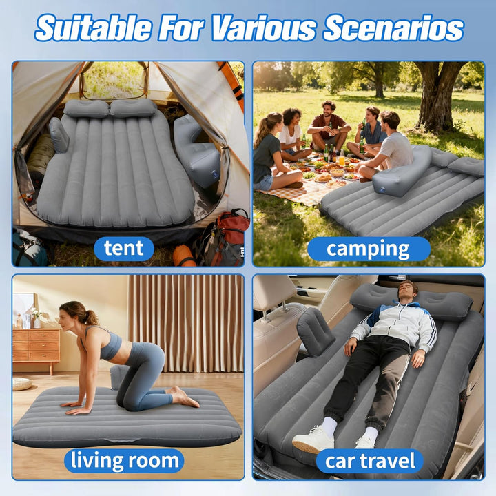 Icelus Auto Matratze SUV Luftmatratze Aufblasbare Camping Bett Kombi für Den Bewegliche Auto Rücksit