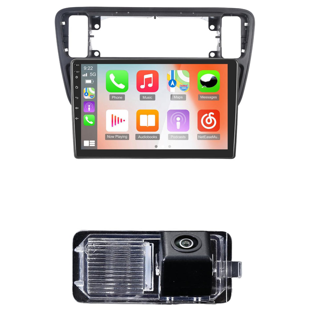 Autoradio mit GPS Navi + AHD Rückfahrkamera für VW UP! e-up! e-Load Up 121 122 123 BL1 BL2 BL3/Seat
