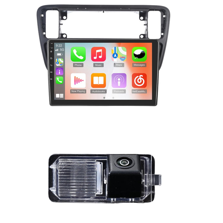 Autoradio mit GPS Navi + AHD Rückfahrkamera für VW UP! e-up! e-Load Up 121 122 123 BL1 BL2 BL3/Seat