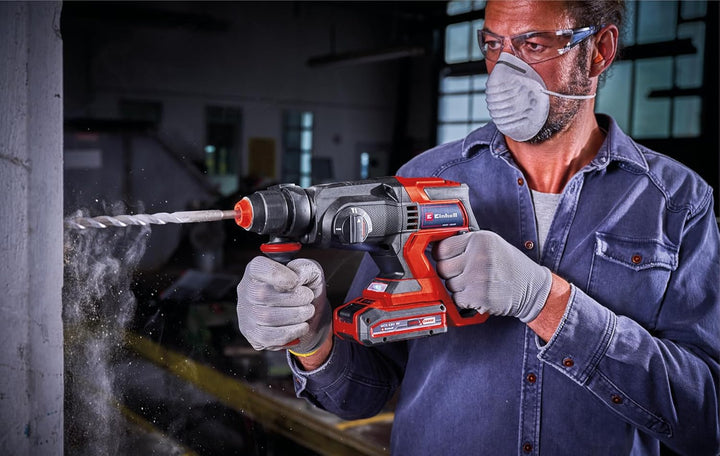 Einhell Power X-Change Akku-Werkzeug-Set (Akku-Winkelschleifer TE-AG 18/115-2 Li, Akku-Schlagbohrsch