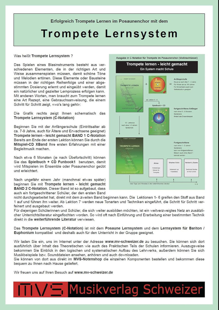 Trompetenmethode - Trompete lernen leicht gemacht - Band 1 (C-Dur) - Trompetenschule für Anfänger im