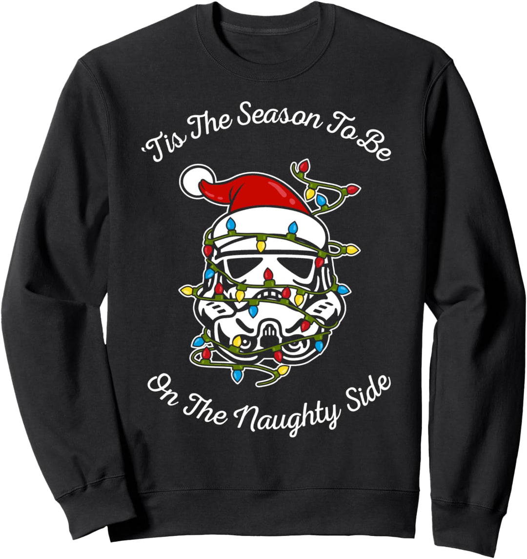 Star Wars Join The Naughty Side Holiday Text Sweatshirt