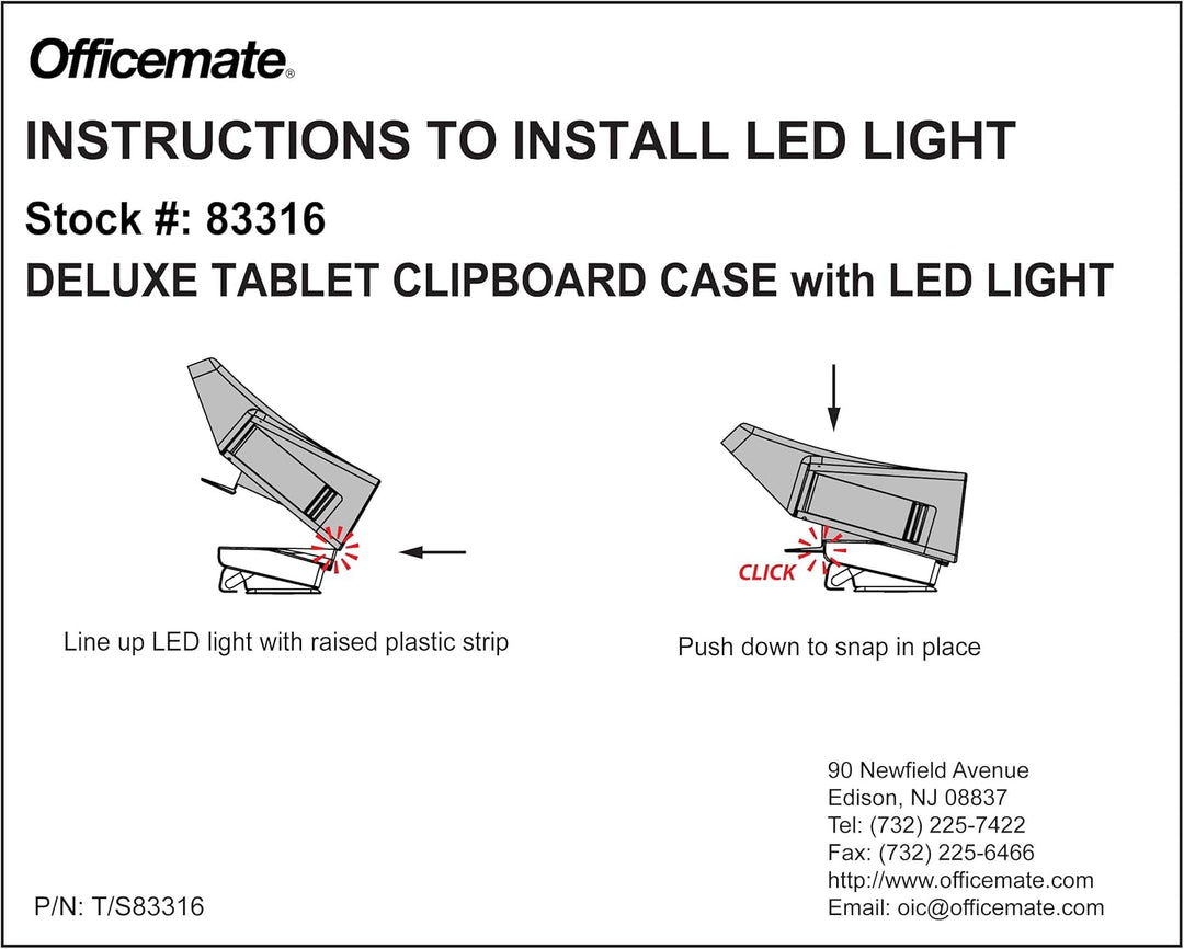 Officemate 83316 Klemmbrett Deluxe mit LED Beleuchtung und Raum für Tablet Anthrazit A4 mit LED, Ant