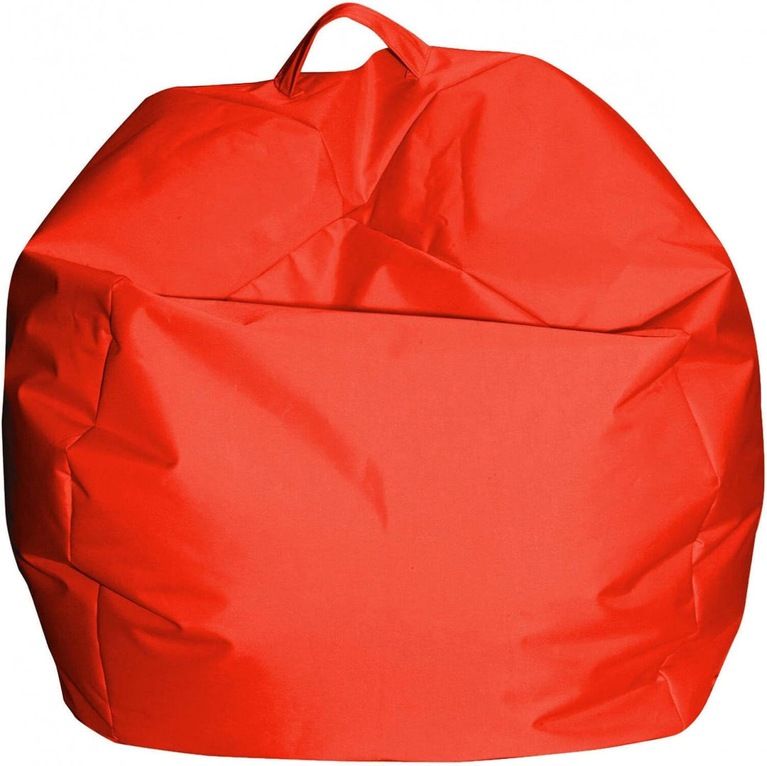 Dmora Eleganter Sitzsack, orange Farbe, Masse 65 x 50 x 65 cm, Arancione