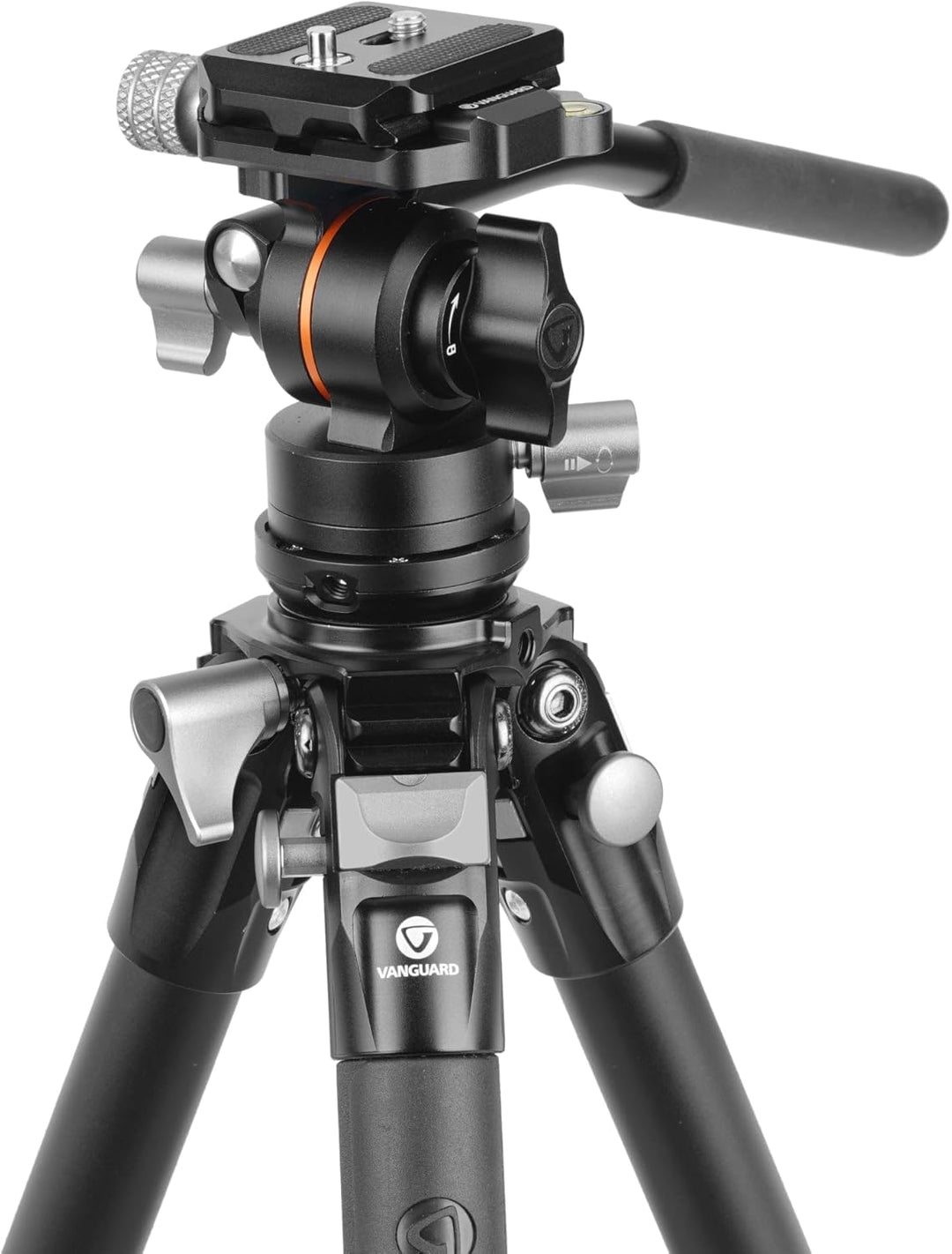 Vanguard Alta Pro 3VLT 235AV12 - Kompaktes Video-Reise-Stativ aus Aluminium mit Nivellierbasis - Tra
