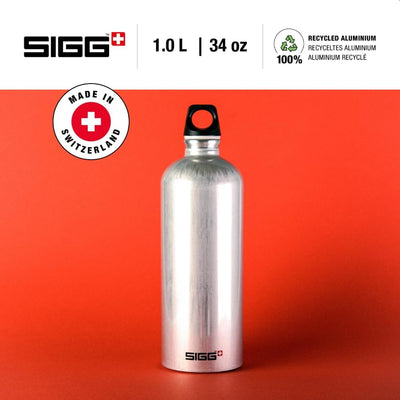 SIGG - Alu Trinkflasche - Traveller - Klimaneutral Zertifiziert - Für Kohlensäurehaltige Getränke Ge