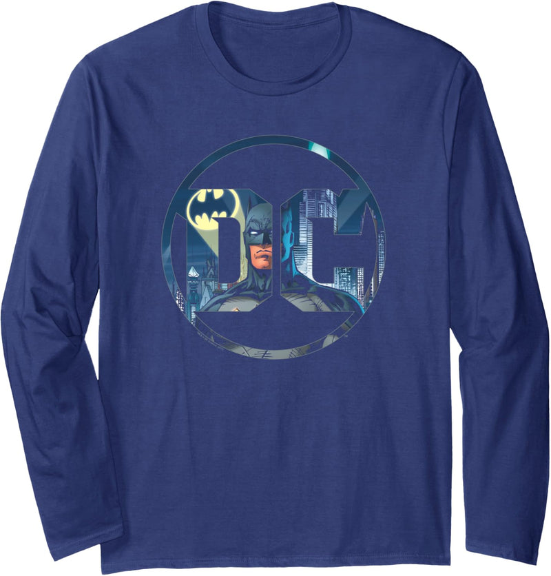 Batman DC Comics Logo Langarmshirt