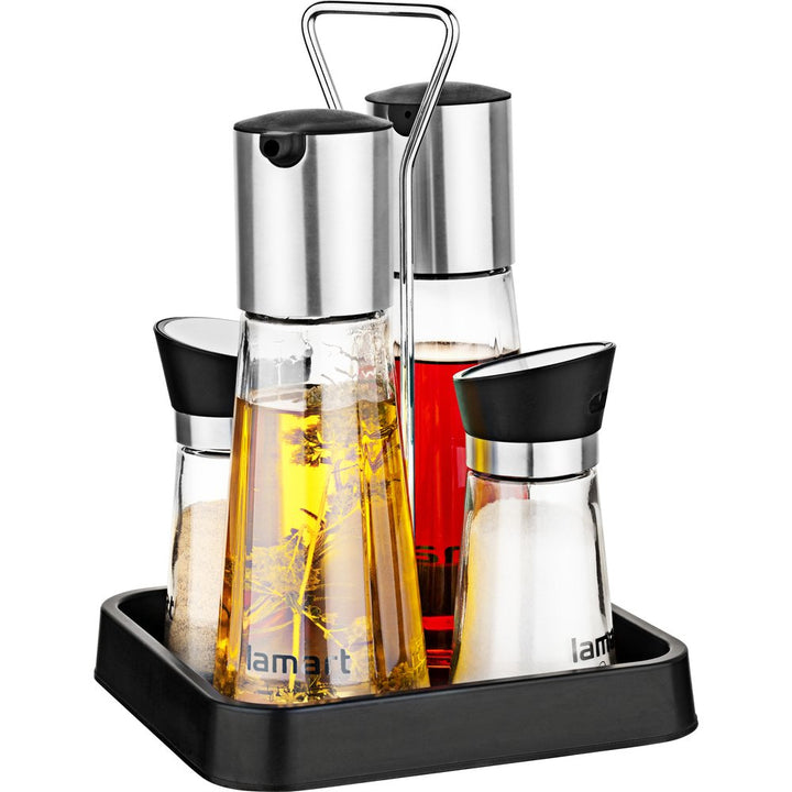 Lamart LT7019 - Condiment Set in a Stand LT7019 | 4 Pcs
