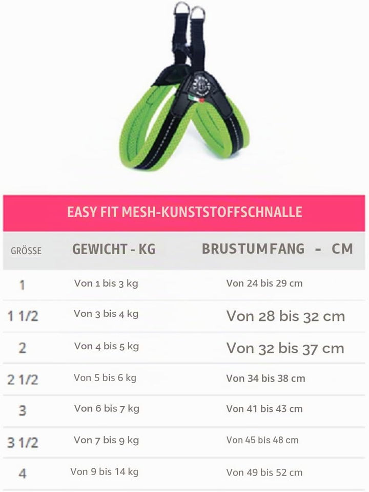TRE PONTI TF223V Easy Fit Mesh Fix Neon, Grösse 2.5, grün grün Grösse 2.5 (1er Pack), grün Grösse 2.
