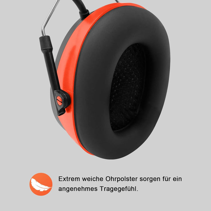 PROTEAR Bluetooth Gehörschutz mit DAB / DAB + FM Radio, wiederaufladbare elektrische Gehörschutzkaps