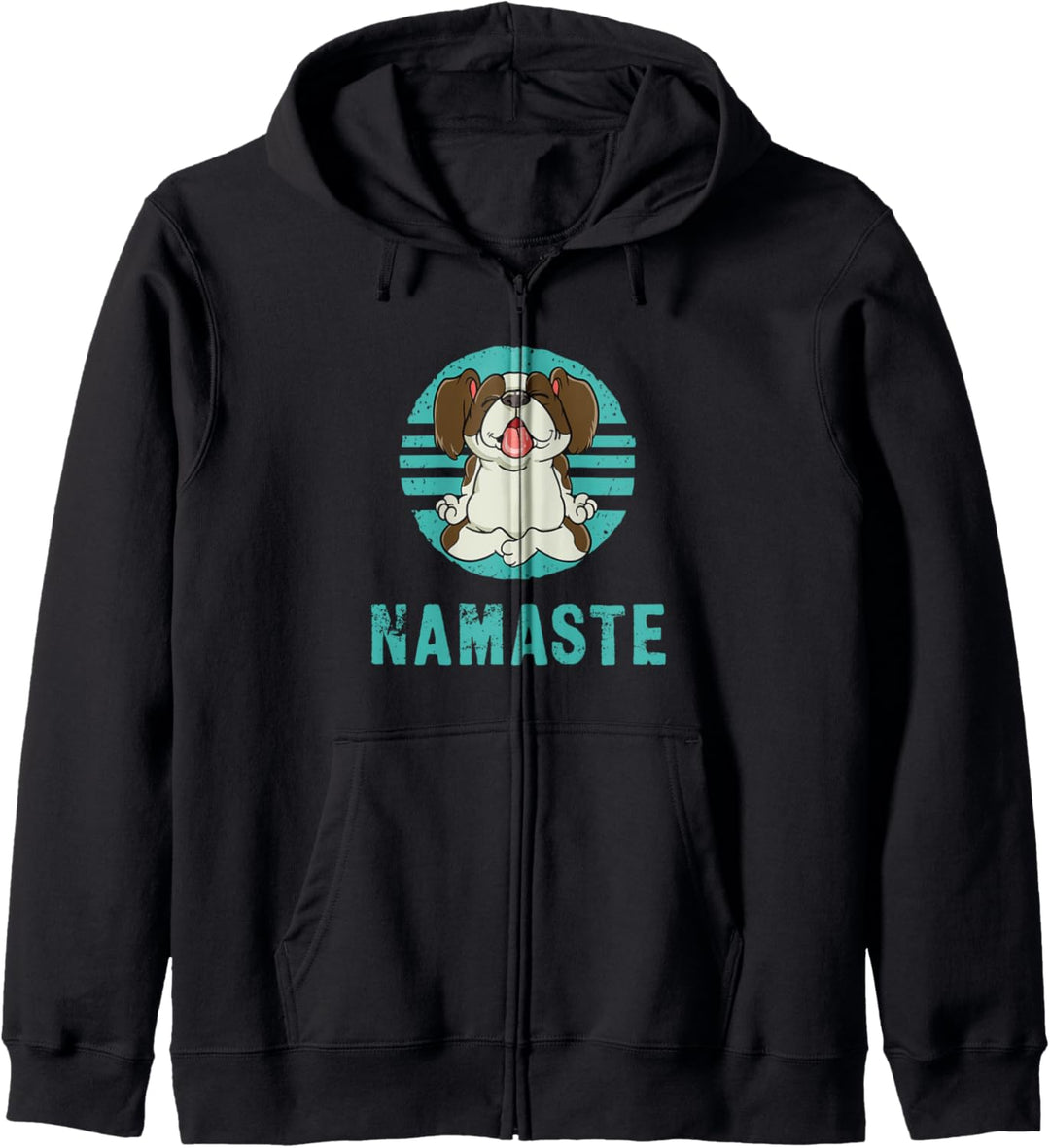 Dog Yoga Meditation Namaste Lustiges Kapuzenjacke