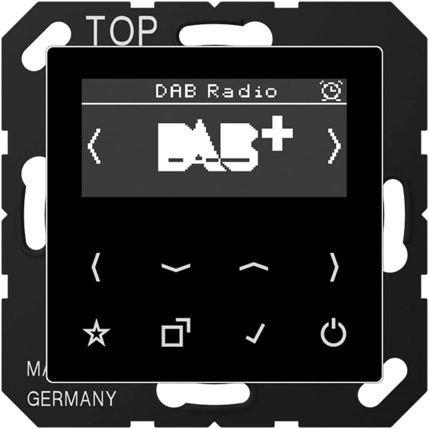 Smart Radio Dab+ schwarz Serie As/A Schwarz (Black), Schwarz (Black)