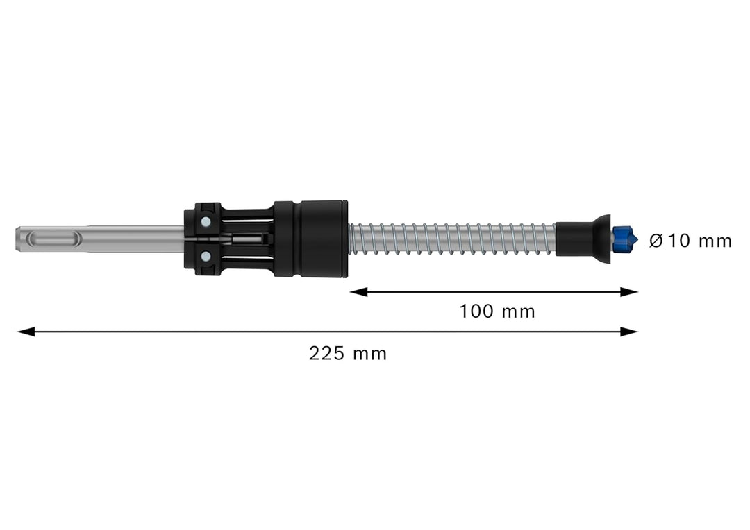 Bosch 1x EXPERT SDS Clean plus-8X Hammerbohrer für Installationen (Ø 10,00 mm, Professional Zubehör