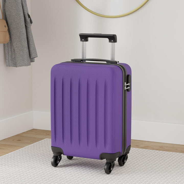 KONO Hartschale Koffer Trolley Rollkoffer Handgepäck Koffer Zwillingsrollen ABS Handgepäck Bordgepäc