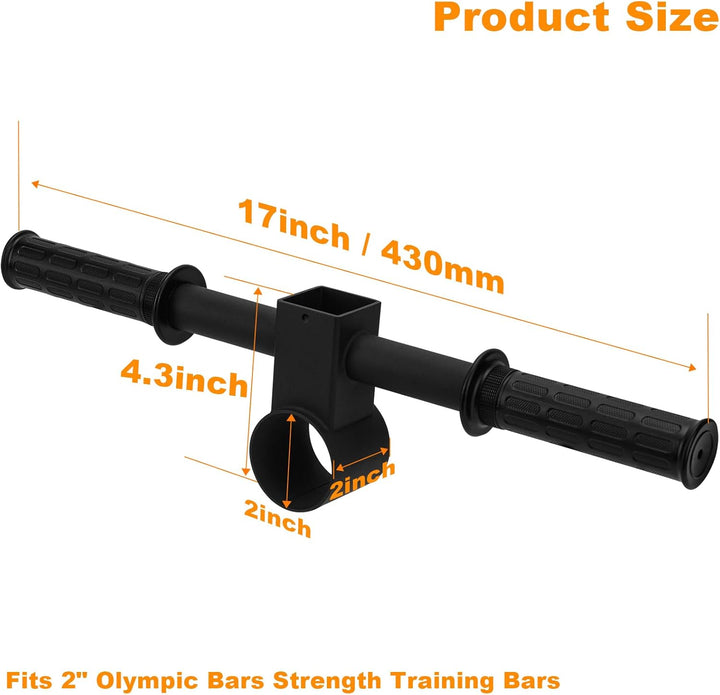 T Bar Row Langhantelgriff, T Bar Landmine Griff Befestigung für Olympische Langhantelstange, Landmin
