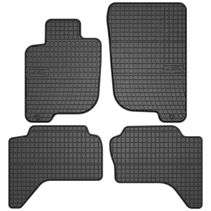 SMK Gummimatten auto fussmatten Satz für Mitsubishi L200 IV 2005-2015 Erleben Sie einen neuen Standa