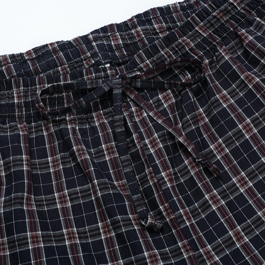 Winovia Schlafanzug Herren Kurz Pyjama 100% Baumwolle Kurzarm Nachtwäsche Nightwear Set mit Rundhals