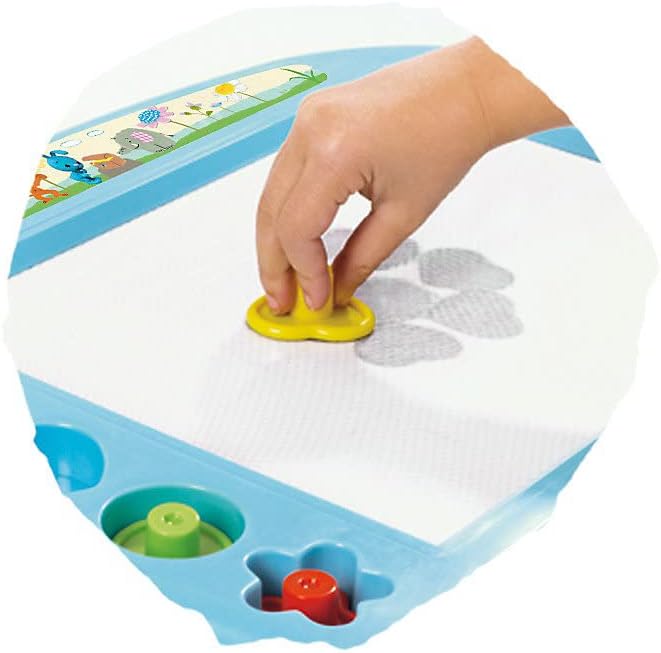 Simba 109462219 - KiKANiNCHEN Maltafel, 4 Stempel, Magnetstift, 45cm, ab 3 Jahre