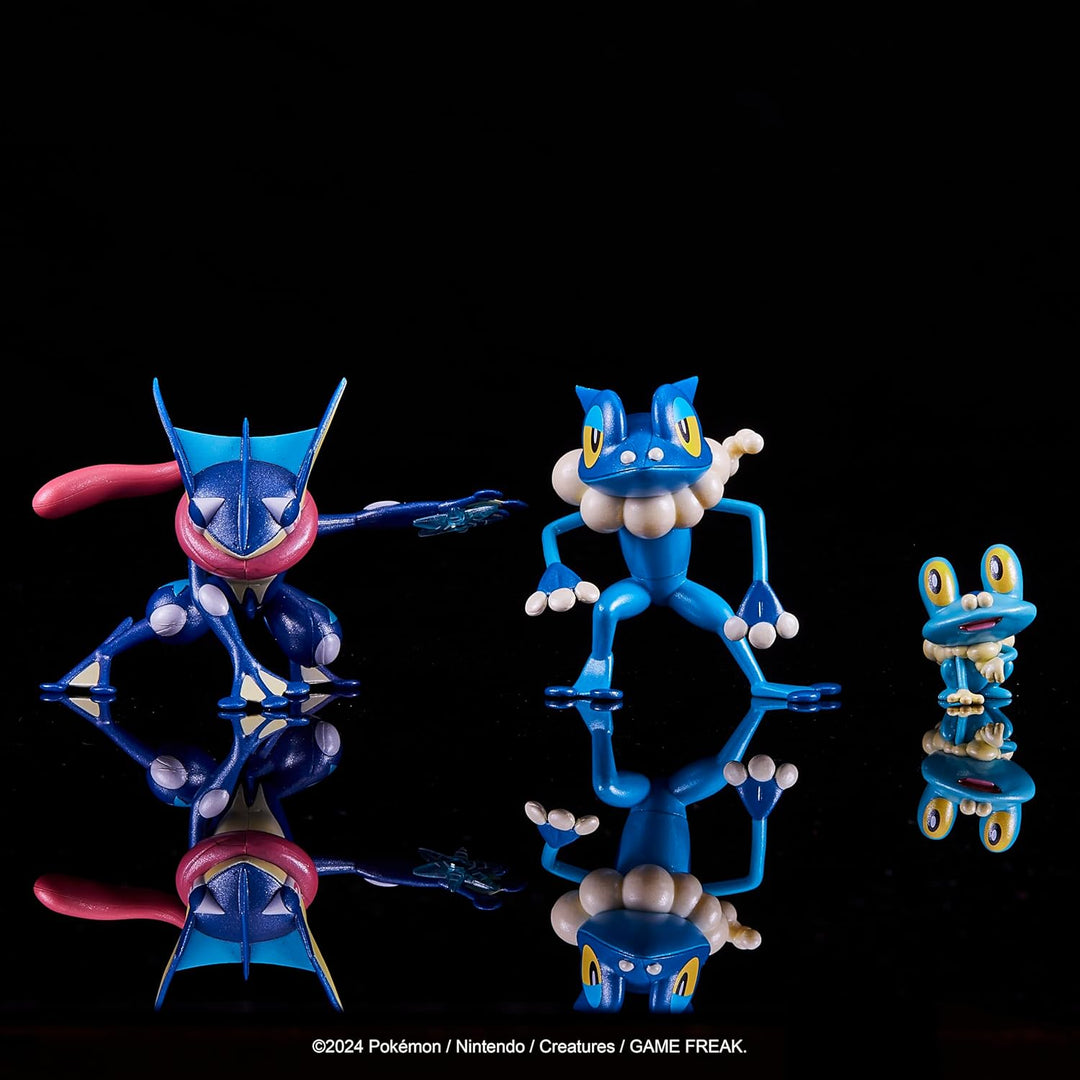 Pokémon Select Evolution Pack – enthält 5,1 cm Froakie, 7,6 cm Frogadier und 11,4 cm Greninja Battle