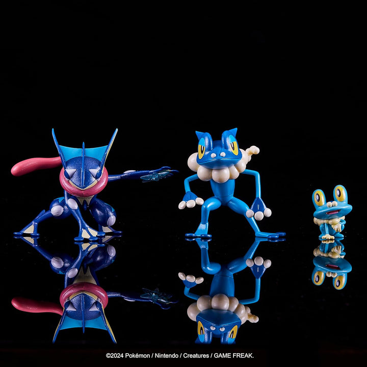 Pokémon Select Evolution Pack – enthält 5,1 cm Froakie, 7,6 cm Frogadier und 11,4 cm Greninja Battle
