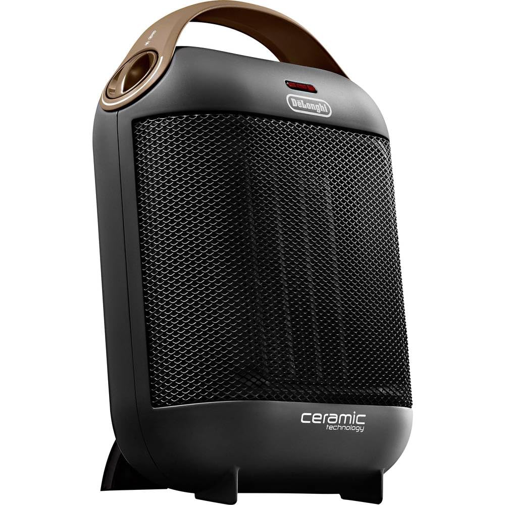 De'Longhi HFX30C18.AG Keramik-Heizgerät | Mobile Heizung für schnelle und punktuelle Wärmeversorgung