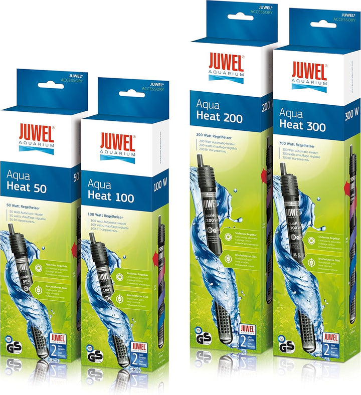 JUWEL Aquarium - AquaHeat 50 Watt - Regelheizer AquaHeat 50 Watt Schwarz, AquaHeat 50 Watt Schwarz
